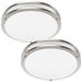 36W 3600lm Super Bright LED Ceiling Light Fixtures, Modern Black Flush Mount Ceiling Lights Daylight White 5000K, 2 Packs