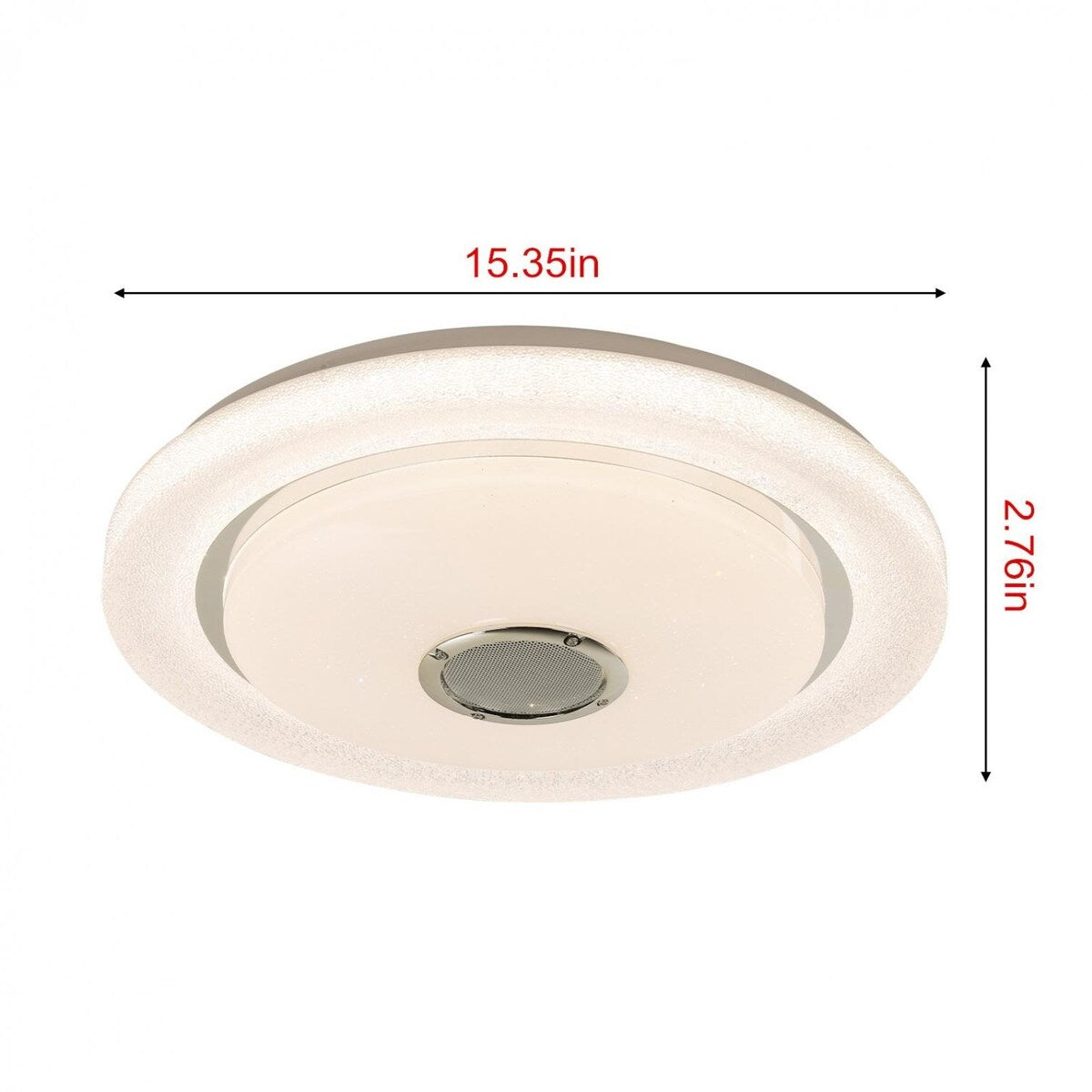 36W LED Music Ceiling Light With Bluetooth Speaker For Kids Room Bedroom
