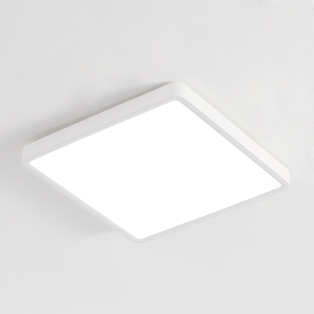 36 Watts Square Ultra-thin Selectable LED Flush Mount Ceiling Light for Dining Room Living Room Bedroom Kitchen - 11.81