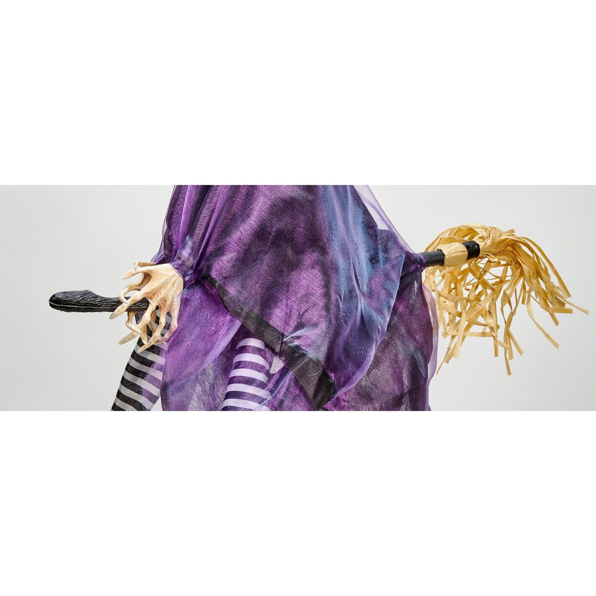 36" Animated Hanging Witch w/ Kicking Legs
