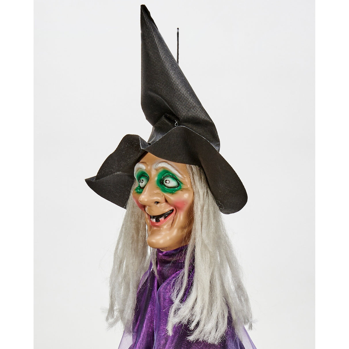 36" Animated Hanging Witch w/ Kicking Legs