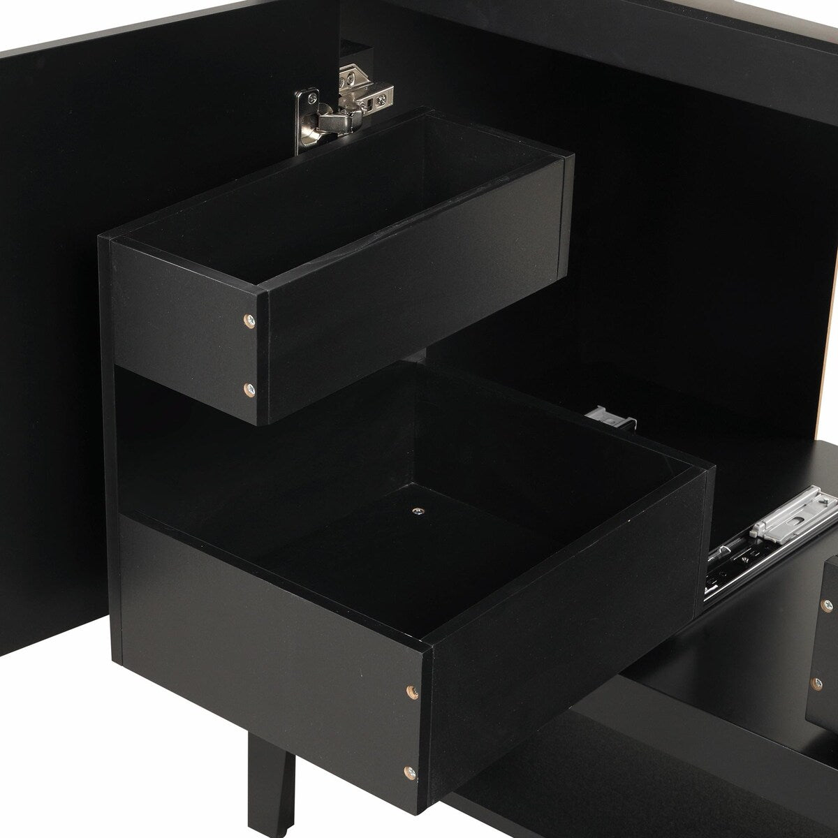 36" Bathroom Vanity with Sink, Multi-functional Cabinet