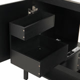 36" Bathroom Vanity with Sink, Multi-functional Cabinet