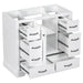 36" Bathroom Vanity without Sink, Cabinet Base Only, Six Drawers, Multi-Functional Drawer Divider, Adjustable Shelf