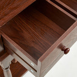 Mid-Century Wood Buffet Storage Sideboard TV Console, 77" x 14" x 36"