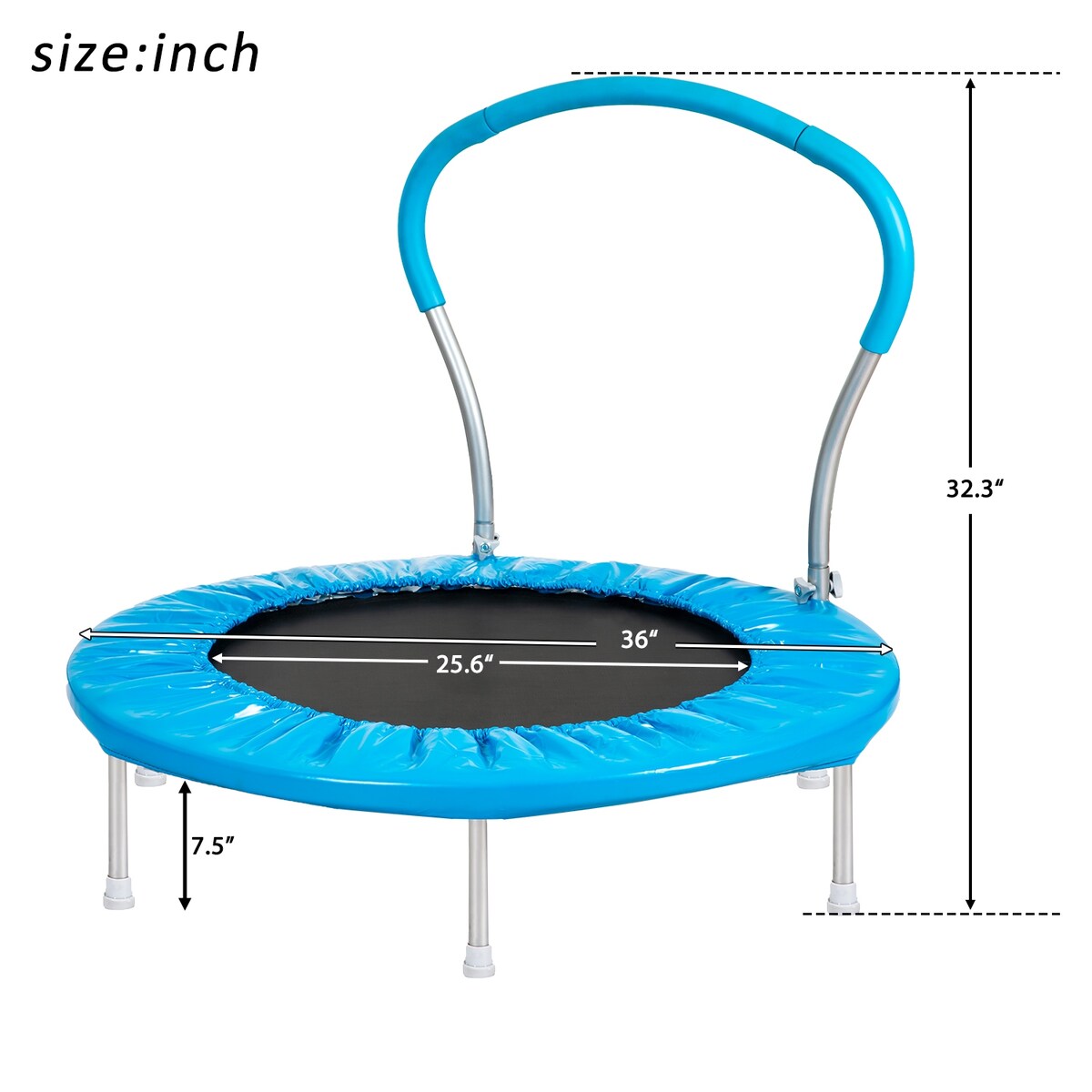 36" Trampoline With Handle