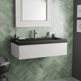 36" Vintner's Reclaimed Wood Floating Vanity (Base Only)