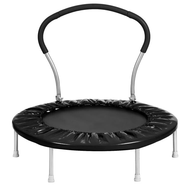 36" trampoline with handle(bl)-metal,for Kids,Mini trampoline