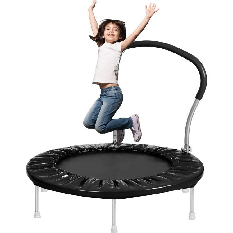 36" trampoline with handle(bl)-metal,for Kids,Mini trampoline
