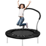 36" trampoline with handle(bl)-metal,for Kids,Mini trampoline