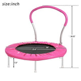 36" trampoline with handle(bl)-metal,for Kids,Mini trampoline