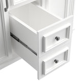 36"Modern Bathroom Vanity with Top Sink and Storage