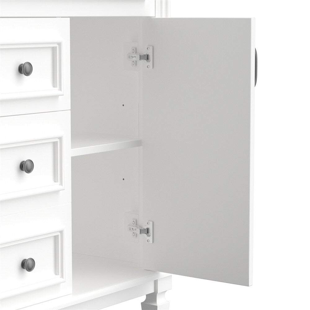 36"Modern Bathroom Vanity with Top Sink and Storage