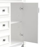 36"Modern Bathroom Vanity with Top Sink and Storage