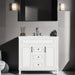 36"Modern Bathroom Vanity with Top Sink and Storage