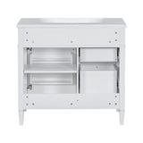 36'' Bathroom Vanity with Medicine Cabinet,Mirror Cabinet,3 PCS