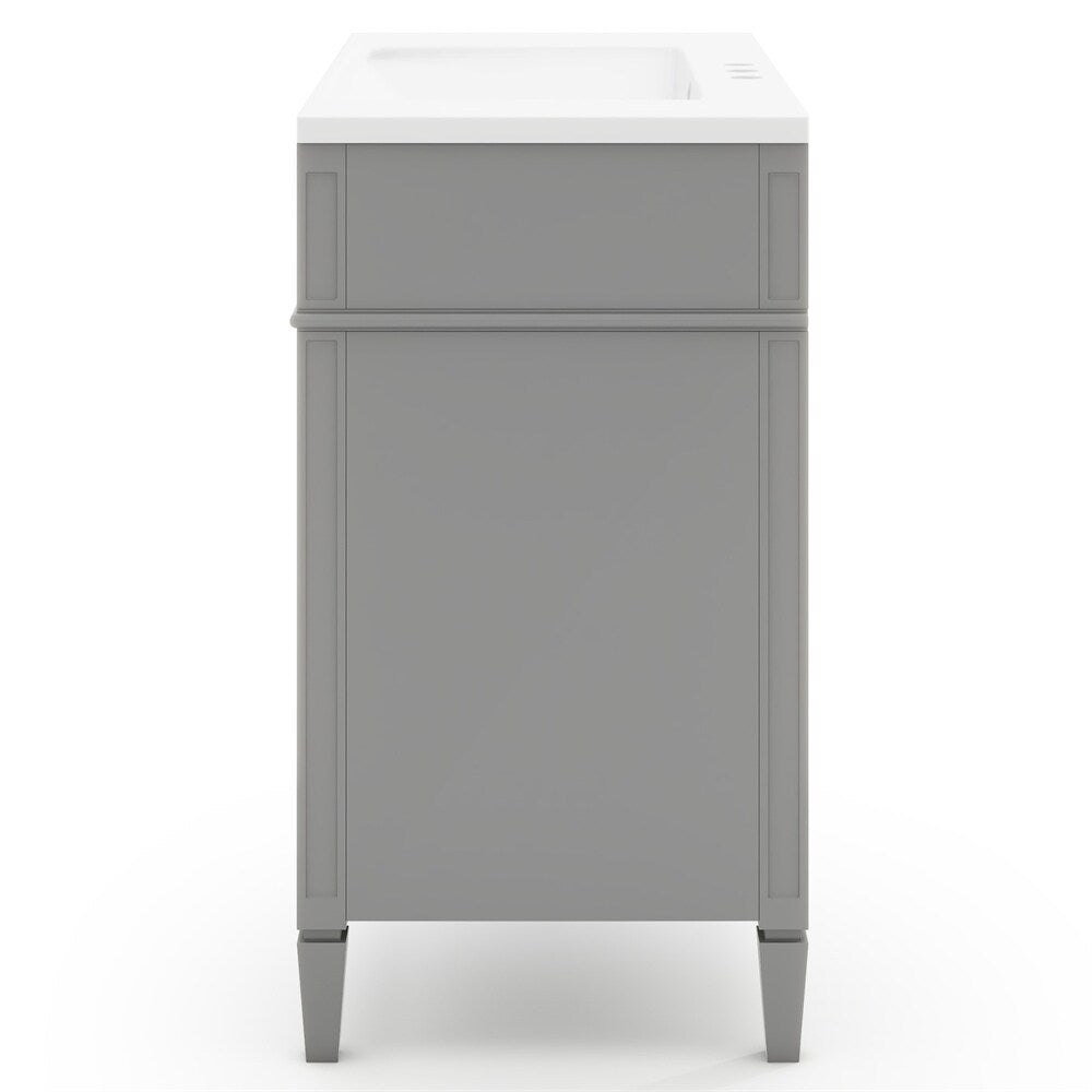 36'' Bathroom Vanity with Medicine Cabinet,Mirror Cabinet,3 PCS