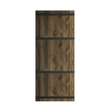 Coast Sequoia 24in./30in./36in. x 84in. Castle Series Pine Wood Sliding Barn Door With Hardware Kit