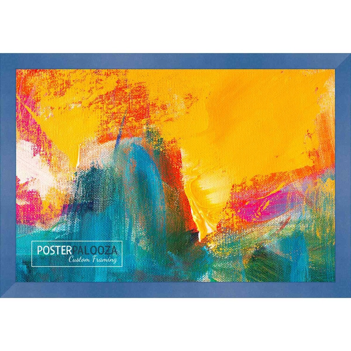36x24 Contemporary Complete Wood Picture Frame with UV Acrylic, Foam Board Backing, & Hardware