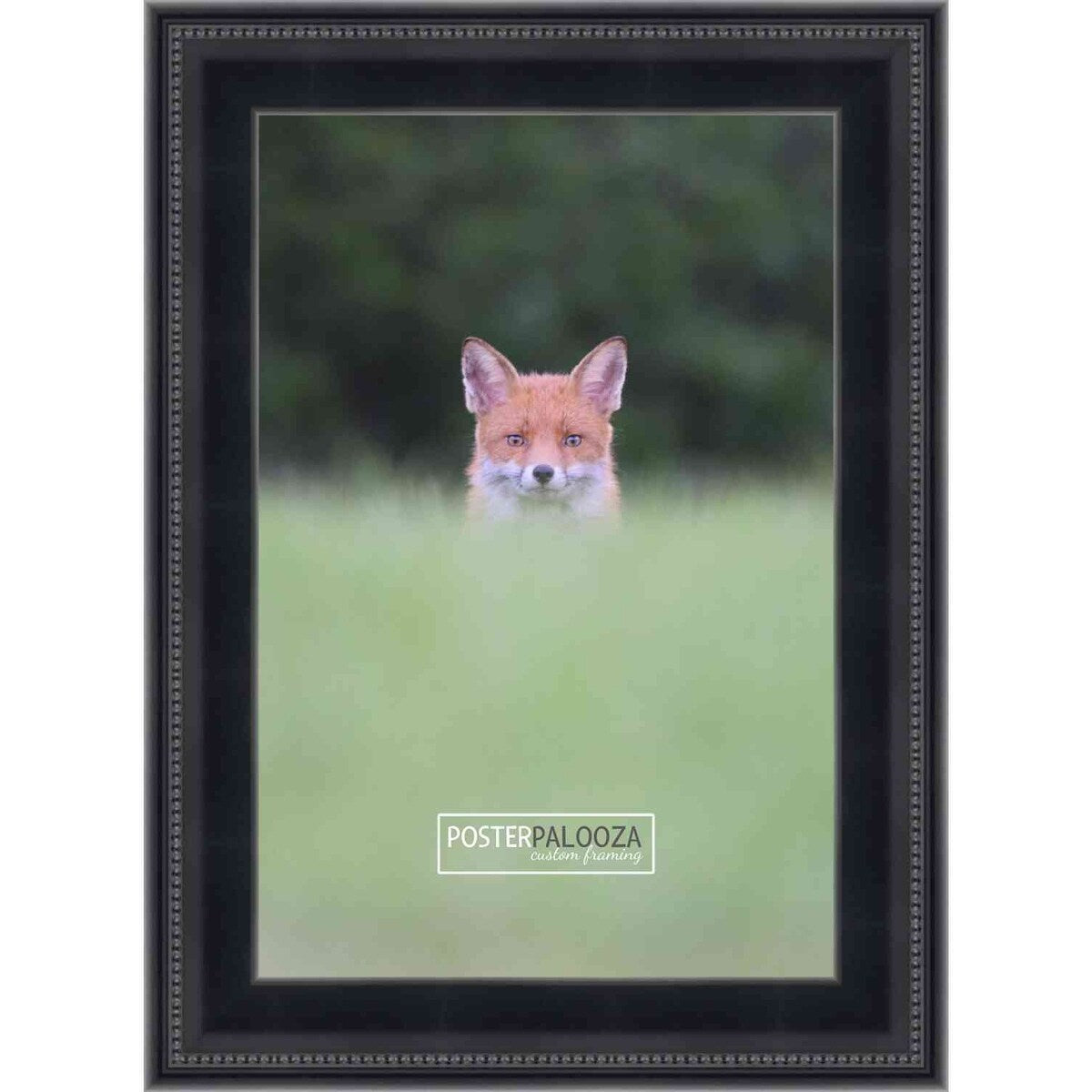 36x25 Traditional Black Complete Wood Picture Frame with UV Acrylic, Foam Board Backing, & Hardware