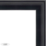 36x25 Traditional Black Complete Wood Picture Frame with UV Acrylic, Foam Board Backing, & Hardware