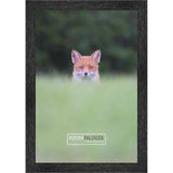 36x26 Distressed/Aged Black Complete Wood Picture Frame with UV Acrylic, Foam Board Backing, & Hardware