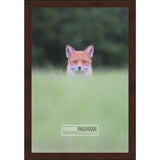 36x28 Traditional Mahogany Complete Wood Picture Frame with UV Acrylic, Foam Board Backing, & Hardware