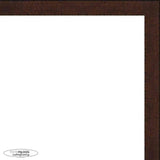 36x28 Traditional Mahogany Complete Wood Picture Frame with UV Acrylic, Foam Board Backing, & Hardware