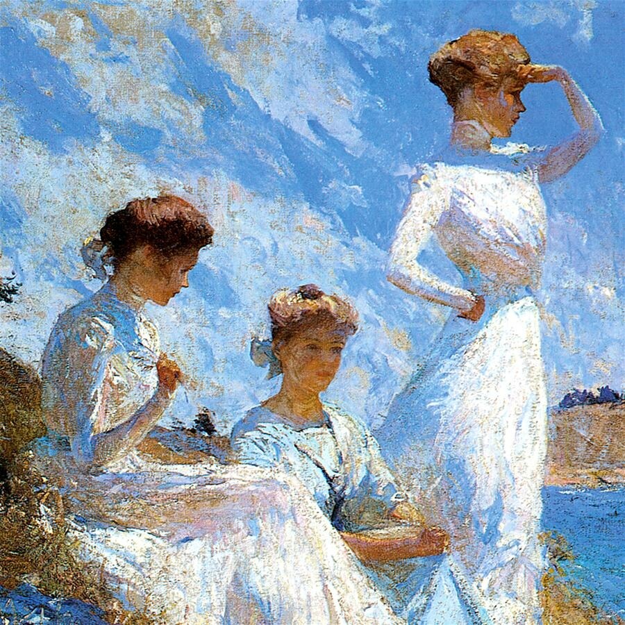 Design Toscano Summer, 1909: Canvas Replica Painting: Large