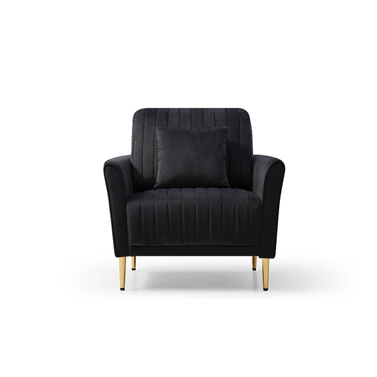 37" Single Sofa with Ottoman Set for Living Room Bedroom