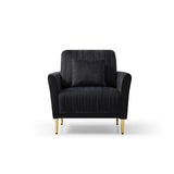37" Single Sofa with Ottoman Set for Living Room Bedroom