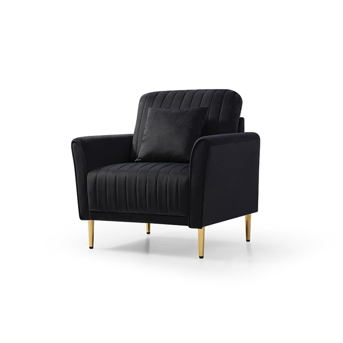 37" Single Sofa with Ottoman Set for Living Room Bedroom