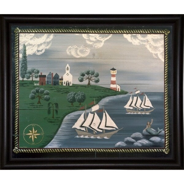 38 Ships At Sea-SUSCLI6418 Print 26.75"x32.25" by Susan Clickner