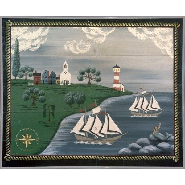 38 Ships At Sea-SUSCLI6418 Print 26.75"x32.25" by Susan Clickner