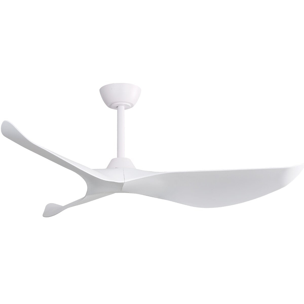 38" Modern Ceiling Fan without Lights, Remote Control and DC Motor - N/A