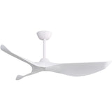 38" Modern Ceiling Fan without Lights, Remote Control and DC Motor - N/A