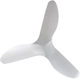 38" Modern Ceiling Fan without Lights, Remote Control and DC Motor - N/A