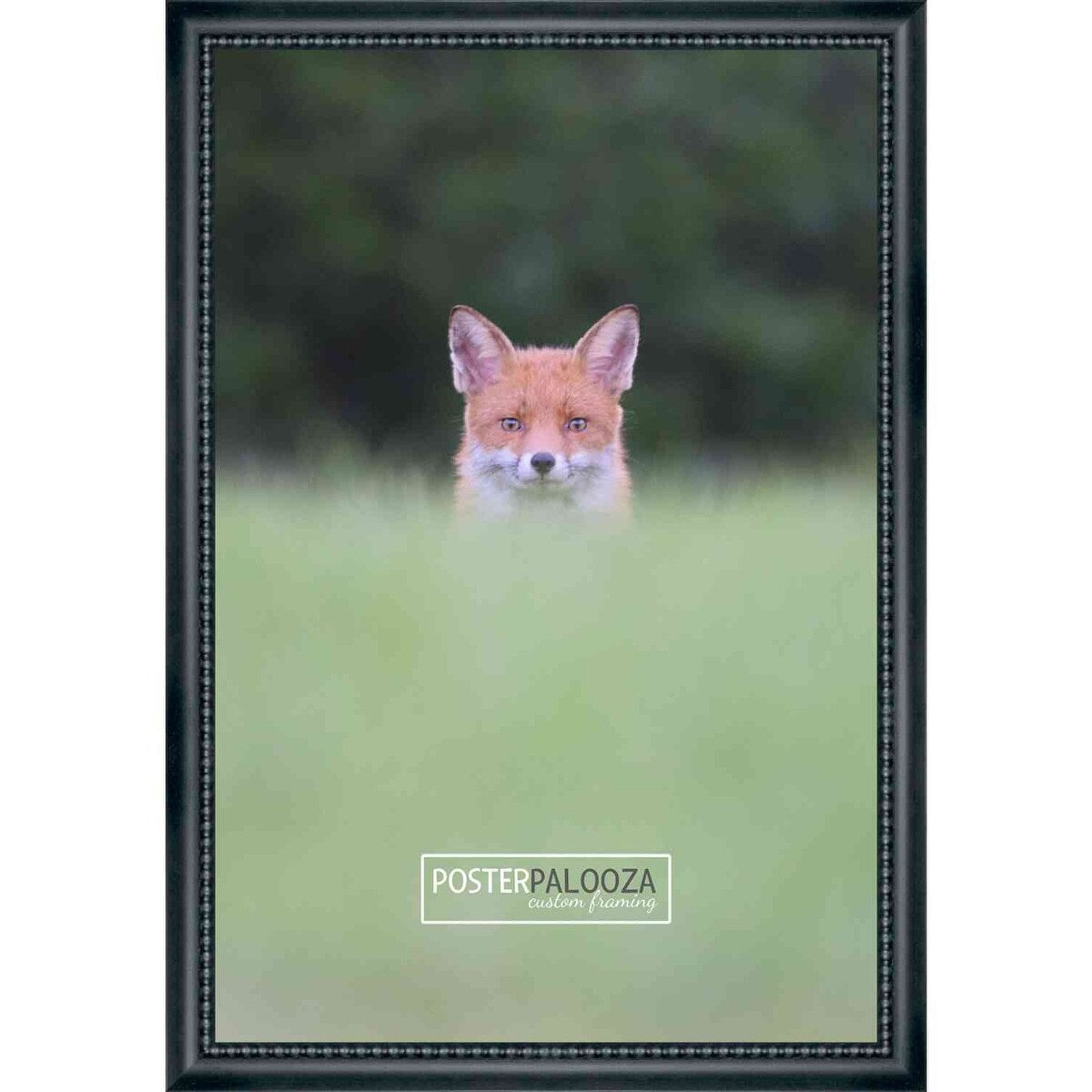 38x20 Traditional Black Complete Wood Picture Frame with UV Acrylic, Foam Board Backing, & Hardware