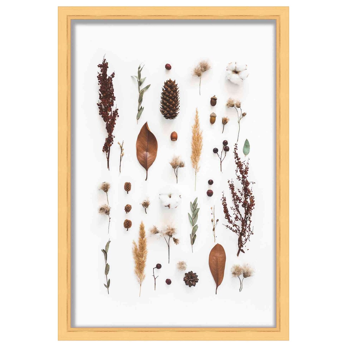 38x26 Gold Shadowbox Frame - Interior Size 38x26 by 1.25 In Deep - Gold Frame Made to Display Items Up To 1.25 In Deep