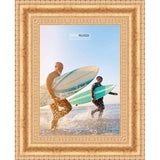 38x26 Traditional Gold Complete Wood Picture Frame with UV Acrylic, Foam Board Backing, & Hardware