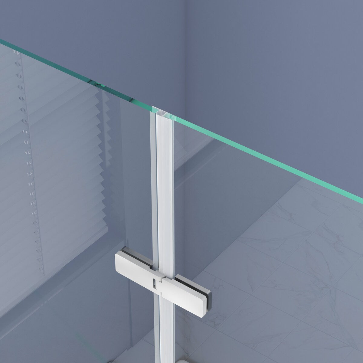 39 in. W x 55 in. H Pivot Tub Door in Matte Black with Clear Tempered Glass