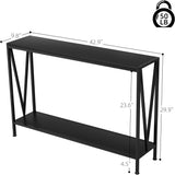 39.4" Behind Couch Table, Narrow Sofa Table