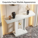 39.5 Inche Narrow Console Sofa Hallway Accent Table for Entryway
