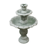 39In 3Tier Mediterranean Outdoor Water Fountain Concrete Construction