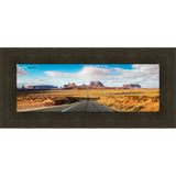 39x13 or Puzzle Traditional Black Complete Wood Panoramic Frame with UV Acrylic, Foam Board Backing, & Hardware