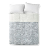 Tahari 3D Carved Pv Bottom Dye Comforter Reverse To Sherpa
