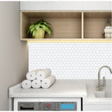 3D Peel and Stick Glossy Gel Backsplash Tile, 12"x12"/pc - 20pc