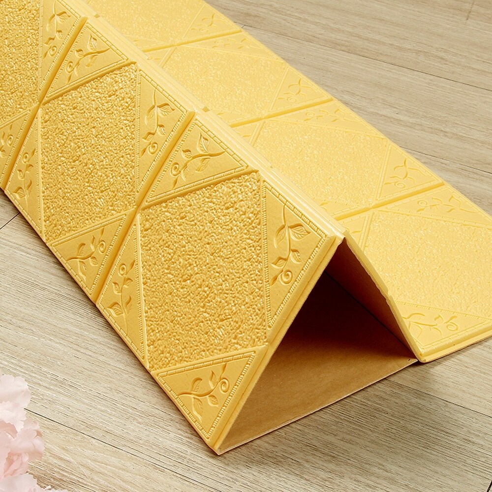 3D Stream Pattern Sticker For Wall Decor,28"x28"/pc - 20pc