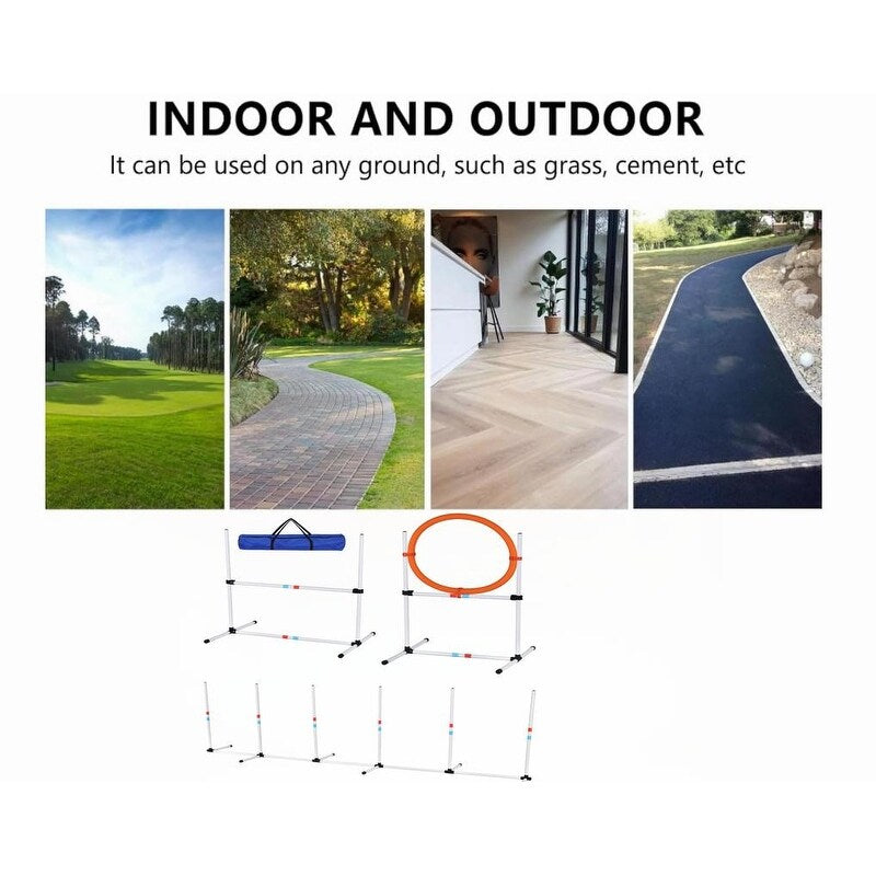 3PC Dog Agility Equipment Set, Obstacle Course Exercise for Dog