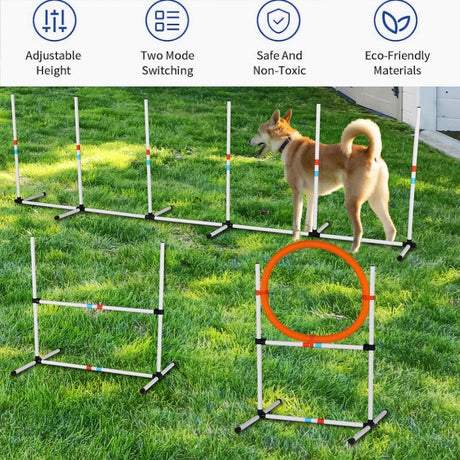 3PC Dog Agility Equipment Set, Obstacle Course Exercise for Dog